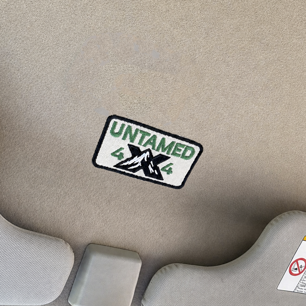 Untamed 4x4 Velcro Badge
